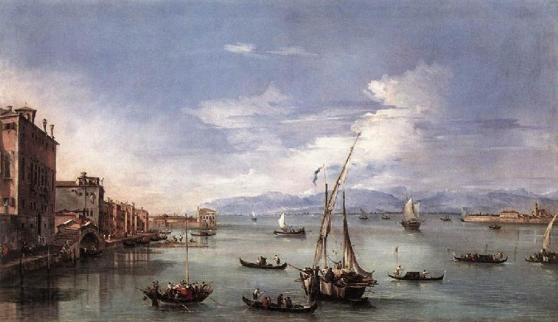 GUARDI, Francesco The Lagoon from the Fondamenta Nuove serg France oil painting art